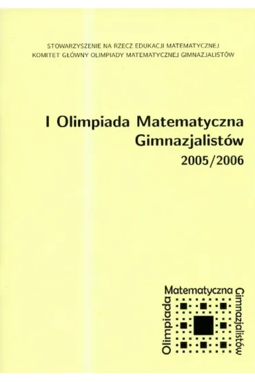 Olimpiada Matematyczna Gimnazjalist�w 2005/2006