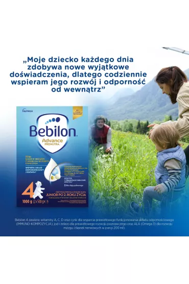 Bebilon 4 Advance Pronutra Junior Formua na bazie mleka po 2. roku ycia 1 kg