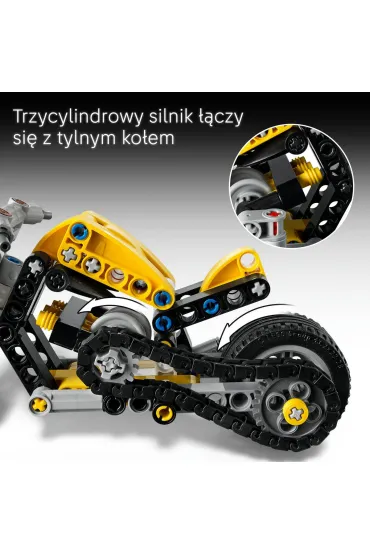 LEGO Technic ��ty motocykl 42225