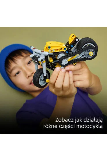 LEGO Technic ��ty motocykl 42225