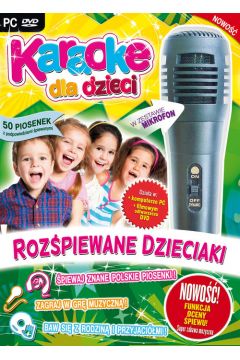 Karaoke dla dzieci rozpiewane dzieciaki z mikrofonem pc dvd
