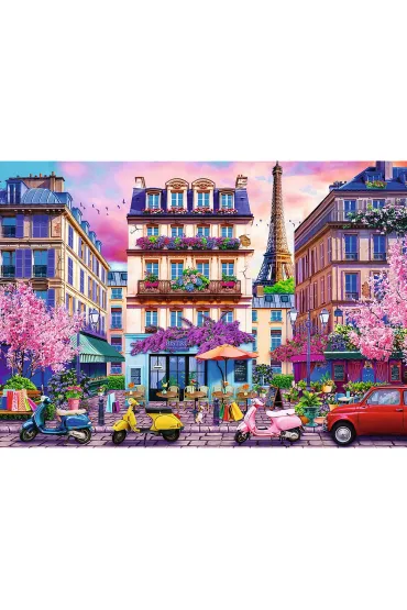 Puzzle 4000 el. Wiosna w Pary�u Trefl