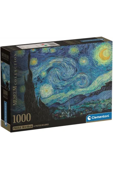 Puzzle 1000 el. Museum Van Gogh, The Starry Night Clementoni