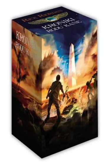 Pakiet Kroniki rodu Kane. Tomy 1-3: Czerwona piramida, Ognisty tron, Cie� w�a - Rick Riordan