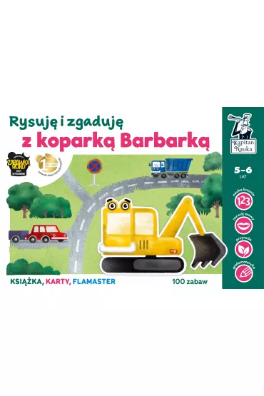 Kapitan Nauka. Rysuj� i zgaduj� z kopark� Barbark� - Bo�ena Dybowska, Anna Grabek
