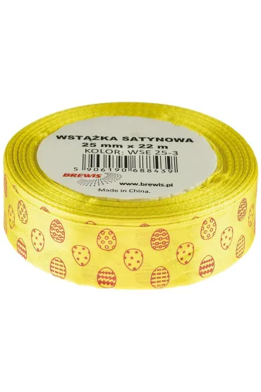 Brewis Wst��ka satynowa Wielkanoc 25 mm
