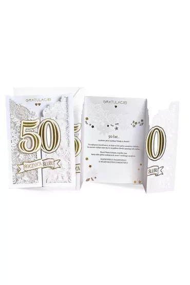 Kukartka Karnet Primus 50 rocznica �lubu KPE-0229