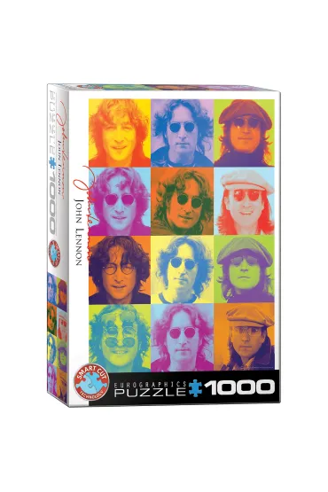 Puzzle 1000 el. Kolorowe porterty John Lenon Eurographics