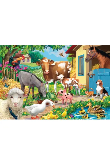 Puzzle PQ 60 el. Zwierz�ta na farmie Schmidt