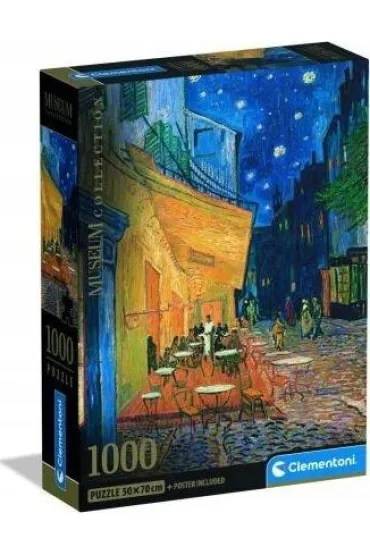 Puzzle 1000 el. Museum Van Gogh - Esterno Di Caffe Clementoni