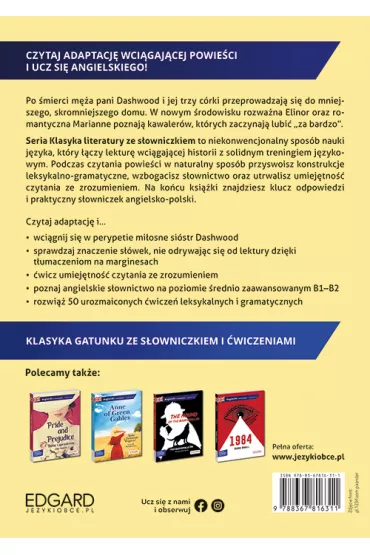 Sense and sensibility. Rozwana i romantyczna - Jane Austen, Gabriela  Cber, Carlos  Solanillos Medina