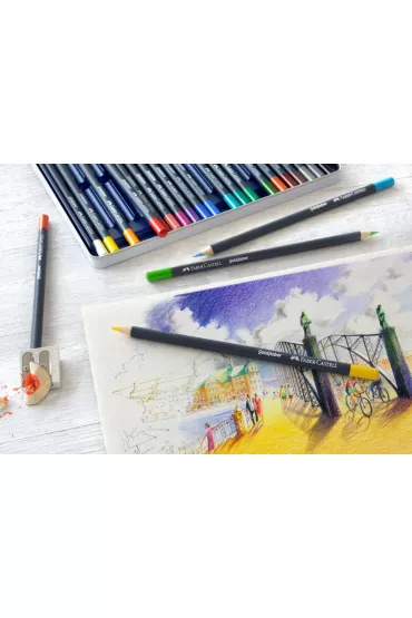 Faber-Castell Kredki o��wkowe Goldfaber opakowanie metalowe 36 szt.