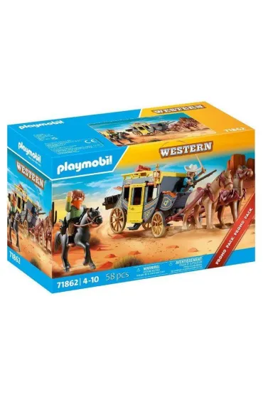 Playmobil Western Napad na dyli�ans na Dzikim Zachodzie 71862