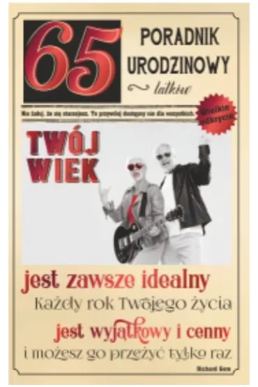 AbCard Kartka okoliczno�ciowa Urodziny 65 U73
