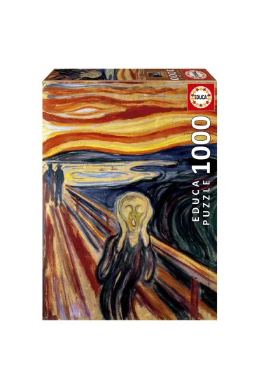 Puzzle 1000 el. Krzyk, Edvard Munch Educa