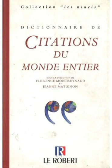 Dictionnaire usuels de citations du monde entier