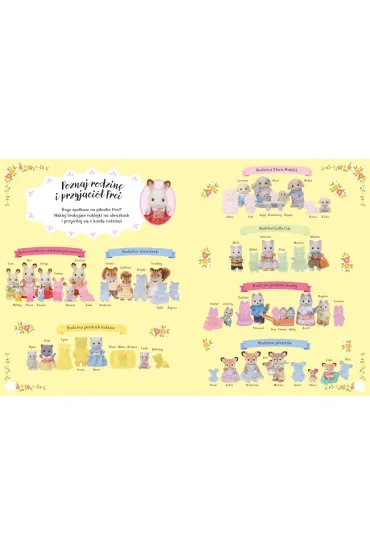 Sylvanian Families. Piknik Frei. Zadania z naklejkami