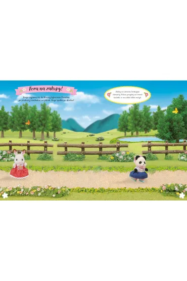 Sylvanian Families. Piknik Frei. Zadania z naklejkami