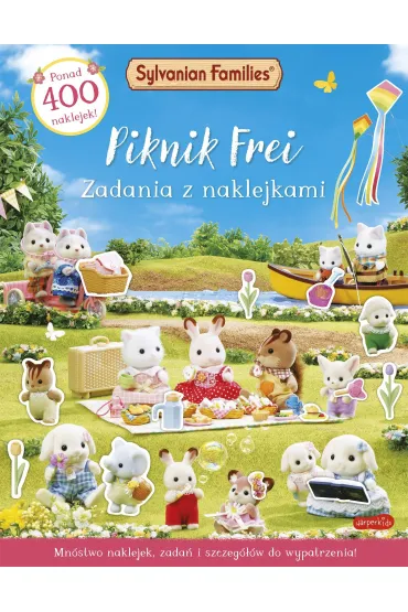 Sylvanian Families. Piknik Frei. Zadania z naklejkami