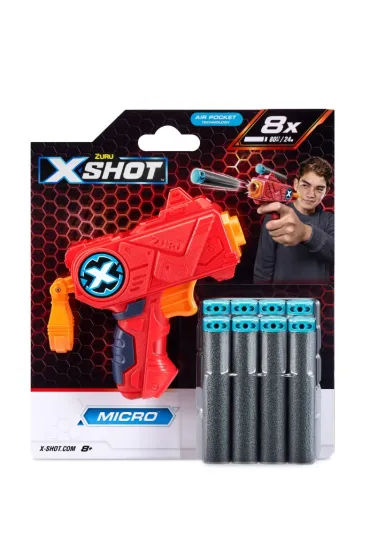 PISTOLET WYRZUTNIA X-SHOT MICRO STRZALKI ZURU
