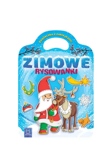 Zimowe rysowanki. Ksi��eczka z naklejkami - Anna Podg�rska