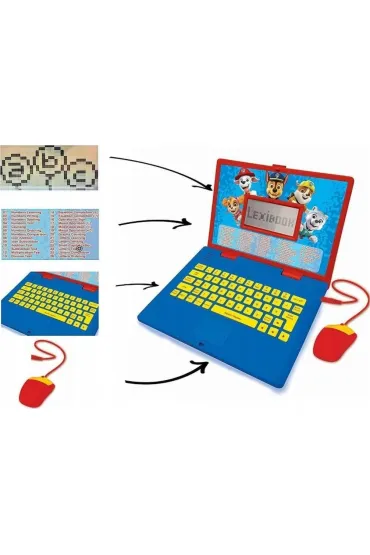 Laptop edukacyjny Paw Patrol Lexibook JC598PAi17