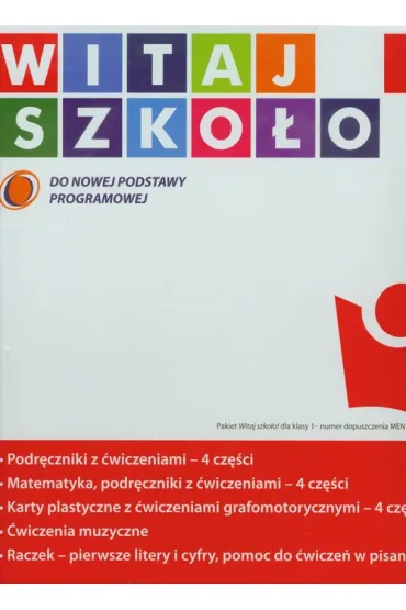 Witaj szko�o SP KL 1. Pakiet (BPZ) - Alicja Twardowska, Anna Korcz, Dorota Zagrodzka, Joanna Babicka