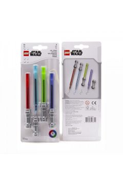 Zestaw długopisów żelowych Miecz świetlny LEGO Star Wars 4 szt.
