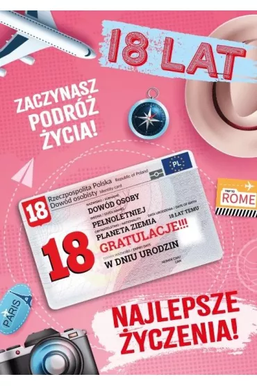 Armin Style Karnet Urodziny 18