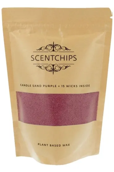 ScentChips �wieca sypana 250gr wosk per�owy fioletowy