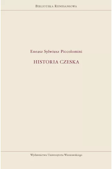 Historia czeska - Eneasz Sylwiusz Piccolomini