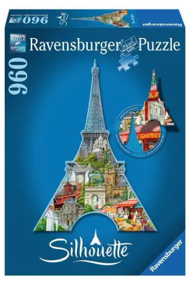 Puzzle profilowane 960 el. Wie� Eiffla 161522 Ravensburger