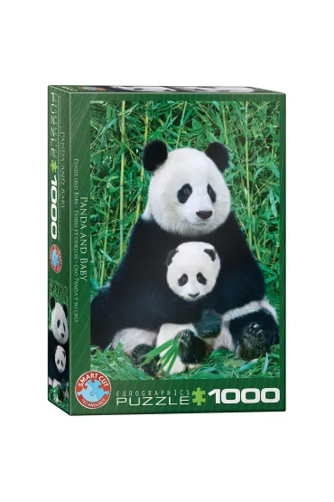 Puzzle 1000 el. Panda i dziecko Eurographics