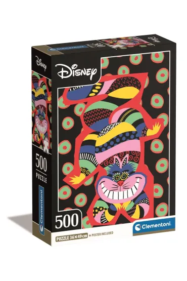 Puzzle 500 el. Compact The Cheshire Cat Clementoni