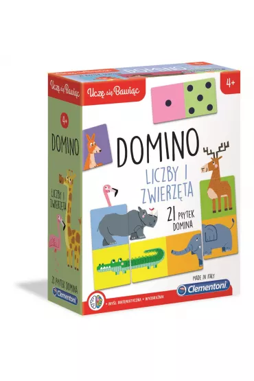 Domino Liczby i zwierz�ta Clementoni