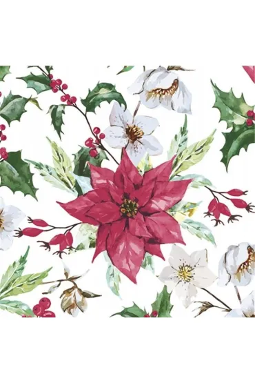 Serwetka papierowa 3warstwowa  25x25 op20szt Bo�e Narodzenie POL-MAK CDGW020401