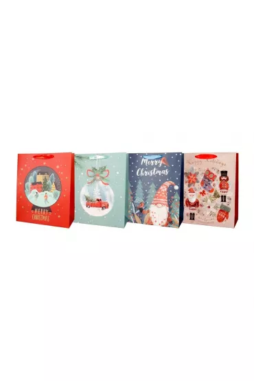 incood. Torba prezentowa 31x42 �wi�ta brokat mix