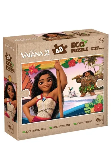 Puzzle 48 el. Vaiana 2 Eko dwustronne Lisciani