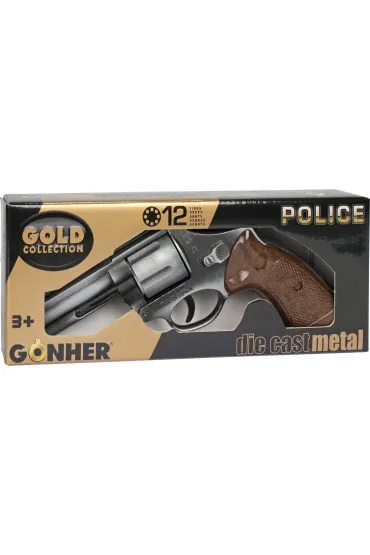 Pistolet metalowy na kapiszony 12 strza��w Pulio