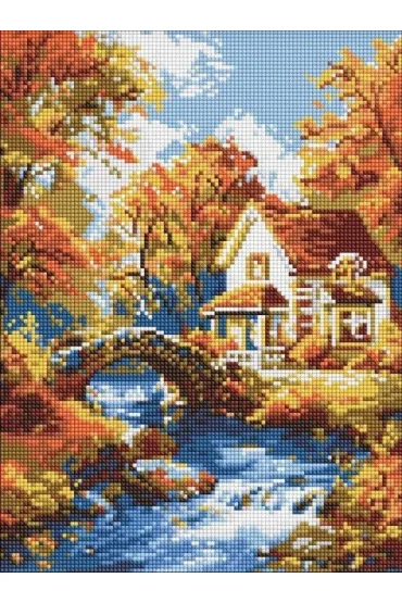 Ideyka Diamentowa mozaika - Przytulno�� na �onie natury 30x40cm
