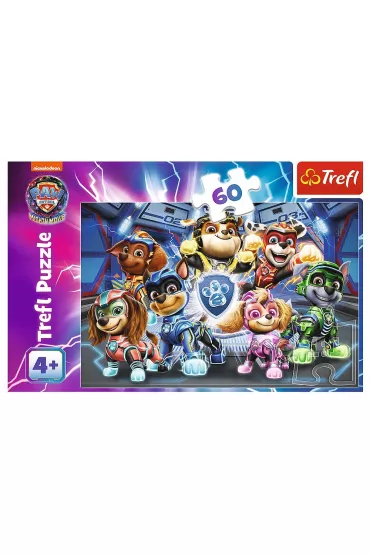 Puzzle 60 el. Przygody Bohater�w Miasta Trefl