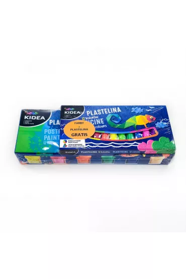 Derform Zestaw farby + plastelina