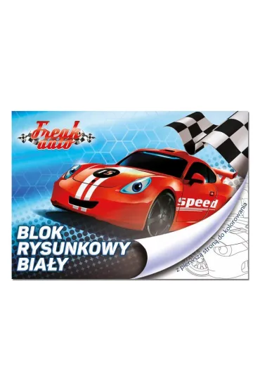 Beniamin Blok rysunkowy A4 Freak Auto 20 kartek 10 szt.