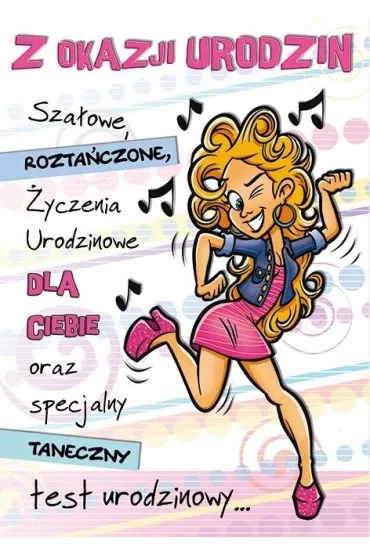 Stamp Karnet Comic B6 + koperta wz�r nr 12 Urodziny