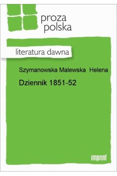 eBook Dziennik 1851-52 epub