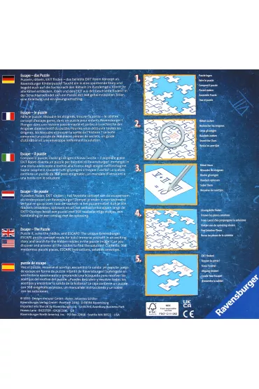 Puzzle 368 el. EXIT. Szko�a Magii Ravensburger - Johannes Schiller