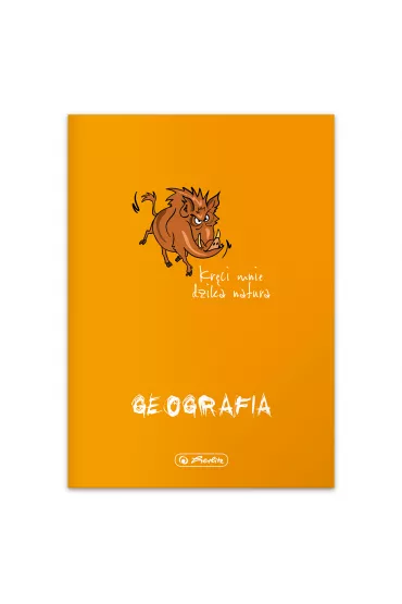 Herlitz Zeszyt A5 Eco PP Geografia kratka 60 kartek