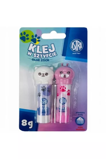 Astra Klej w sztyfcie Zwierz�tka 2 x 8 g