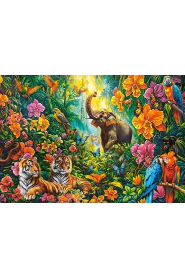 Puzzle 1000 el. Blooming Jungle Castorland