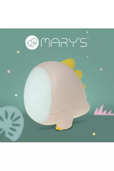 Marys Lampka nocna LED dino r�owy